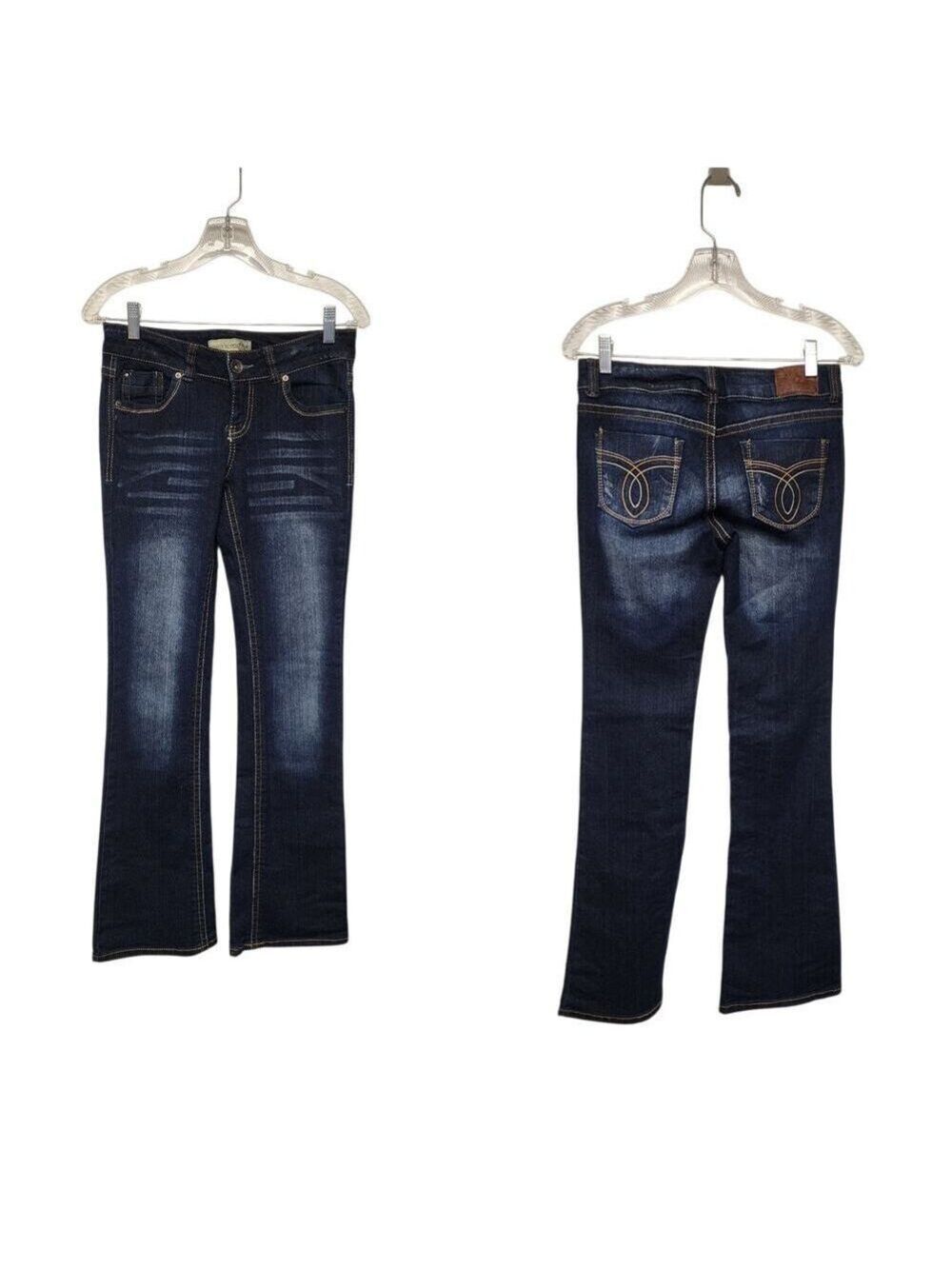 Paris Blues Women Boot Cut Denim Jeans Blue Size 7